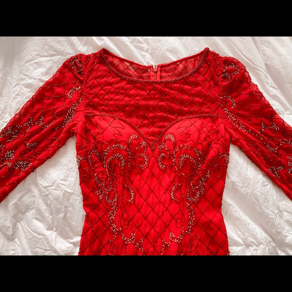 Long Sleeve Cocktail Prom Homecoming Dress